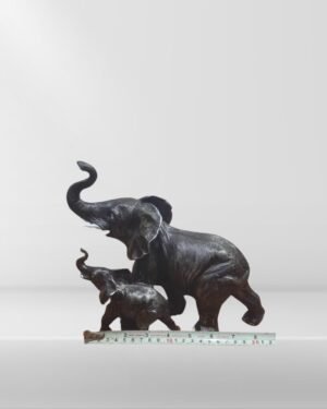 Elephant with Calf Sculpture Manufacturer Handmade B2B