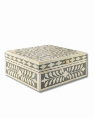 Floral Bone Inlay Boxes Manufacturer - Handmade B2B