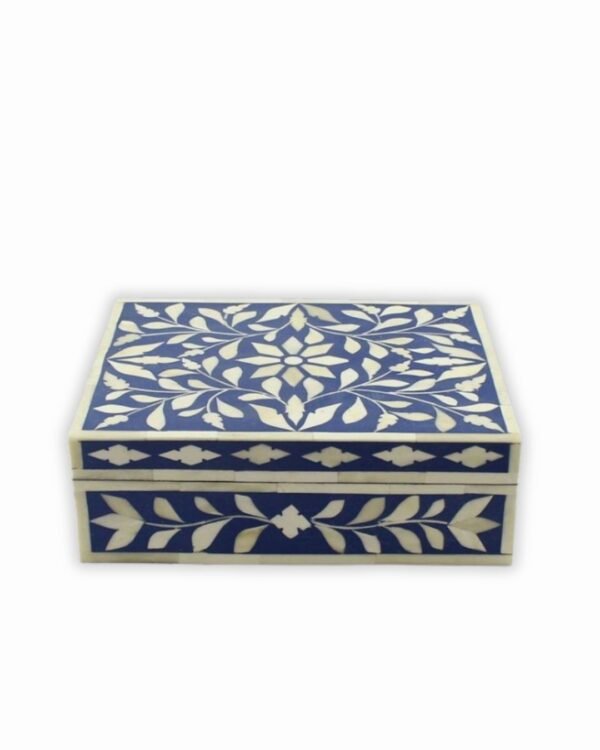 Blue Bone Inlay Box