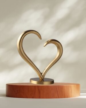 Metal Heart Sculpture Metal Decor products manufacturer handmade b2b