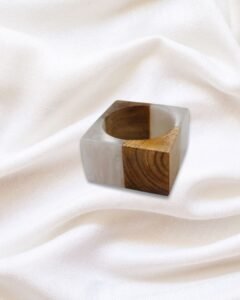 Custom Epoxy Resin Napkin Ring Manufacturer Handmade B2B