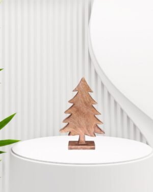 Wooden Christmas tree sculpture- Handmade B2B