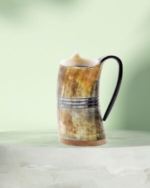 Natural Beer Drinking Horn Mug- Manufacturer Handmade B2B