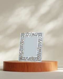 Gray Mother Of Pearl Inlay Picture Frame manufacturer Handmade B2B