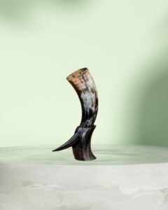 viking drinking horn with stand manufacturer handmade b2b